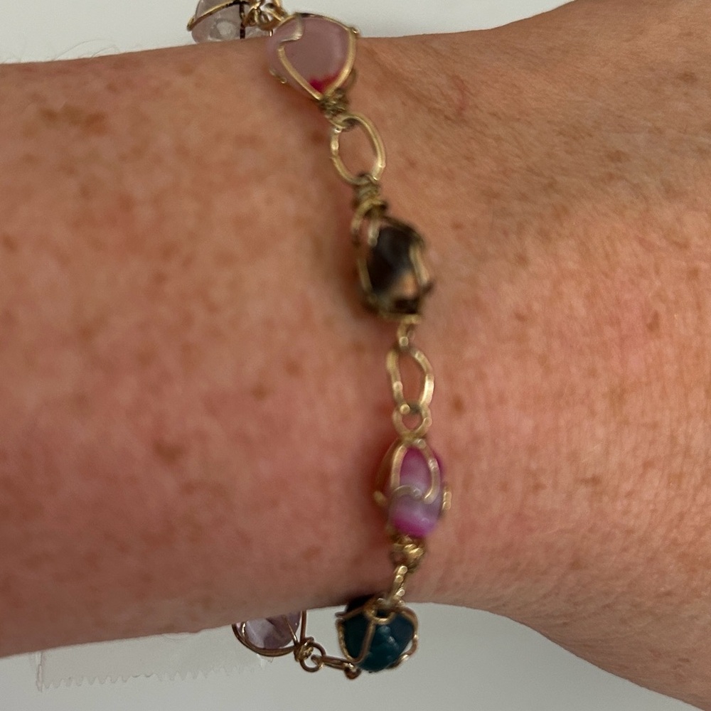 Multicolored Gemstone Bracelet